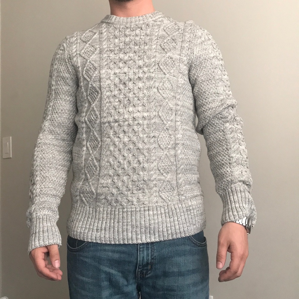 Light gray sweater